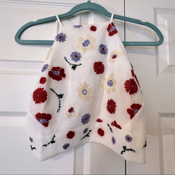 Sequin detail crop top - Picture 1 of 3